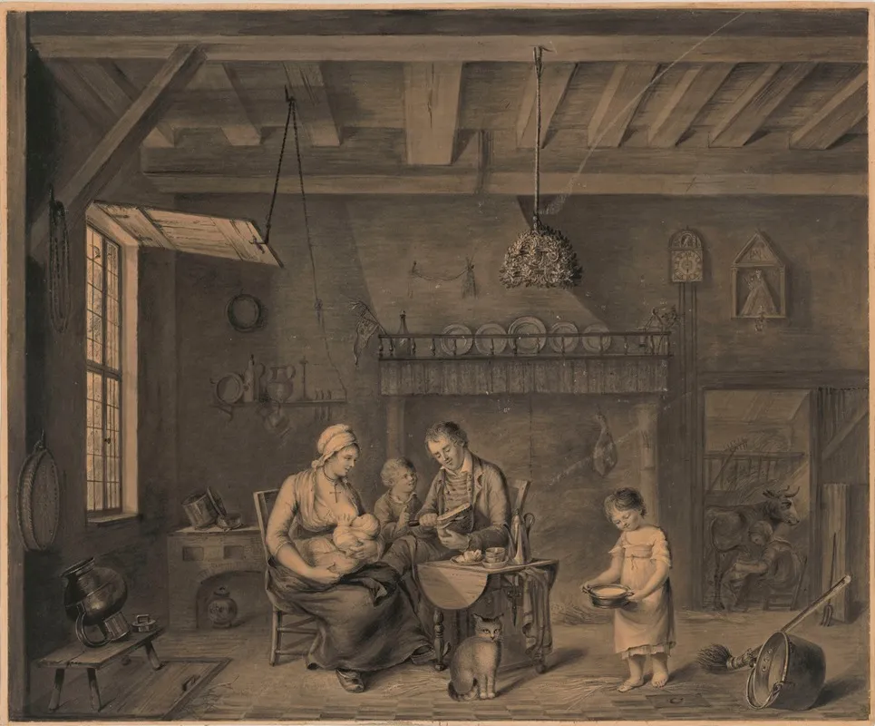Breakfast At The Farm Wall Art by Marie Simons - High-Resolution Digital Print