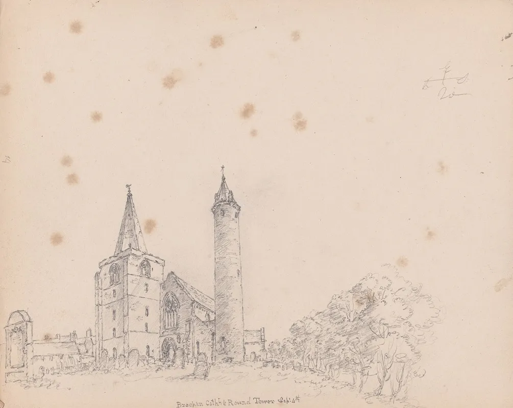 Brechin Cathedral And Round Tower Scotland