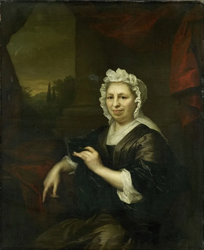 Brechje Hooft 1640 1721 Widow Of Harmen Van De Poll Wall Art by Arnold Boonen - High-Resolution Digital Print
