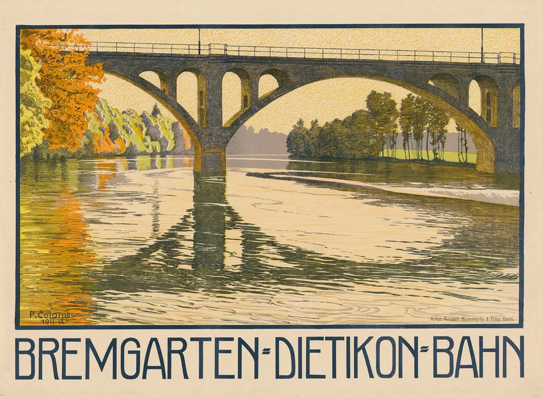 Bremgarten Dietikon Bahn 2 Wall Art by Plinio Colombi - High-Resolution Digital Print