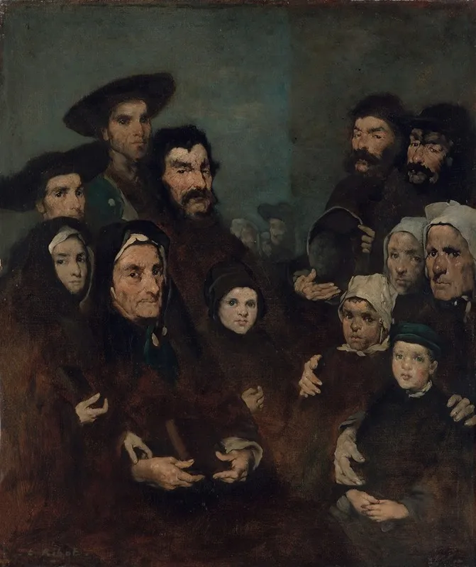 Breton Fishermen And Their Families
