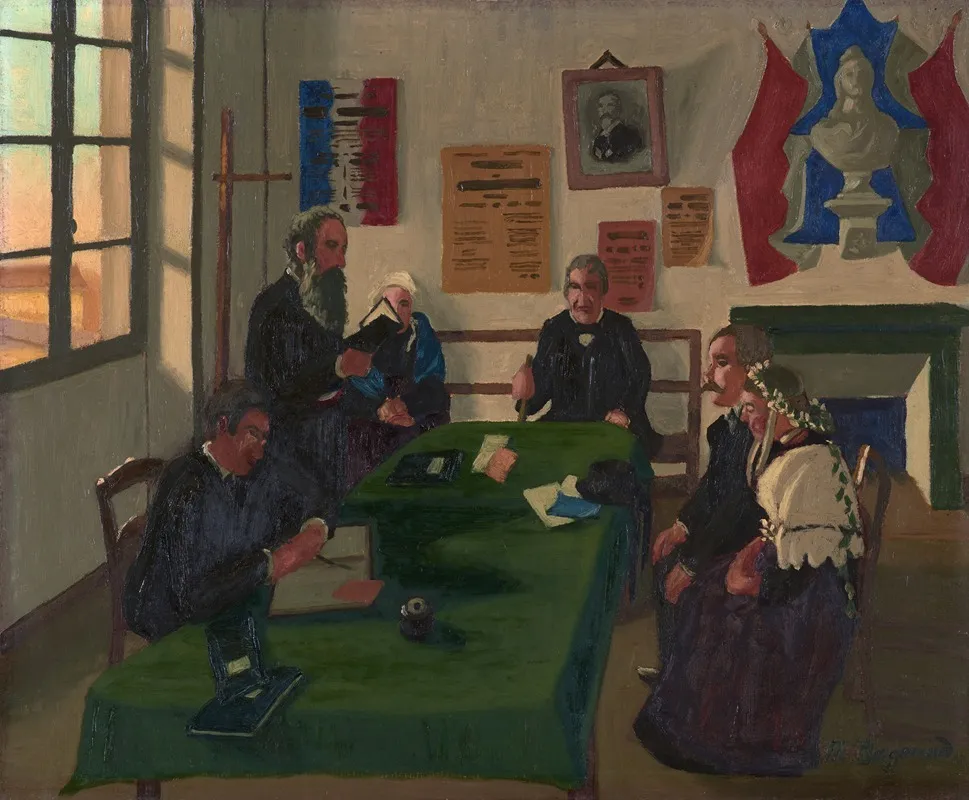 Breton Marriage Wall Art by Marius Borgeaud - High-Resolution Digital Print