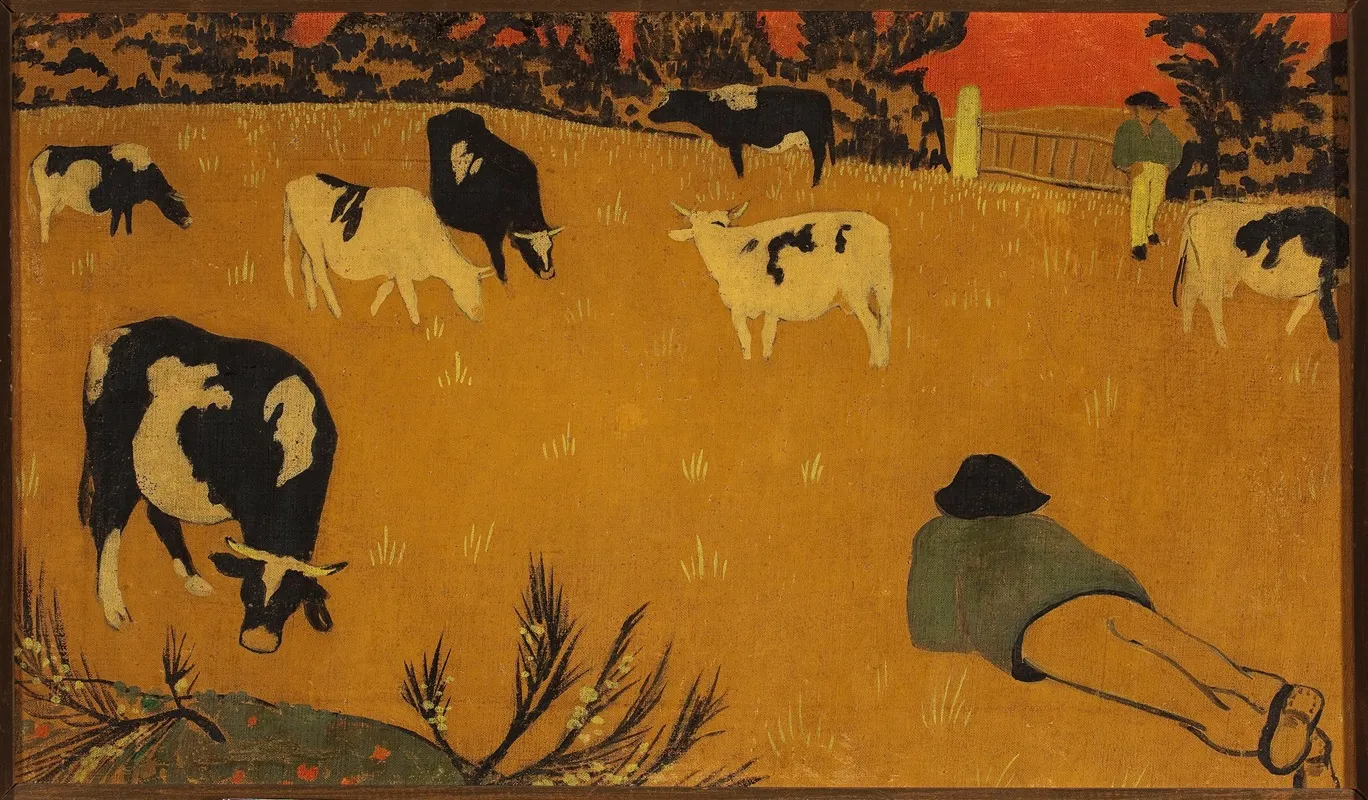 Breton Panel With Cows