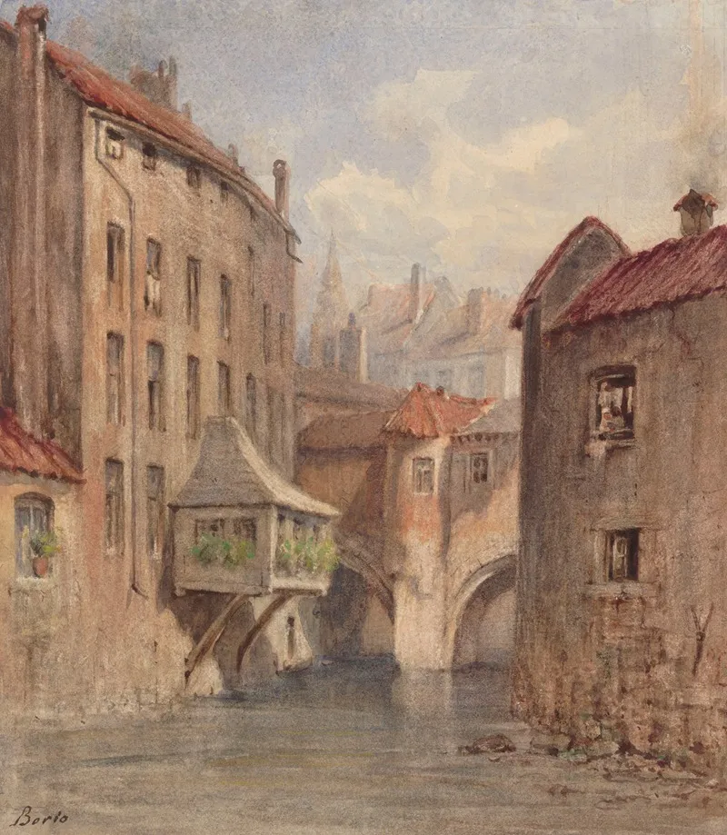Bridge In Brussels Wall Art by Joseph Borio - High-Resolution Digital Print