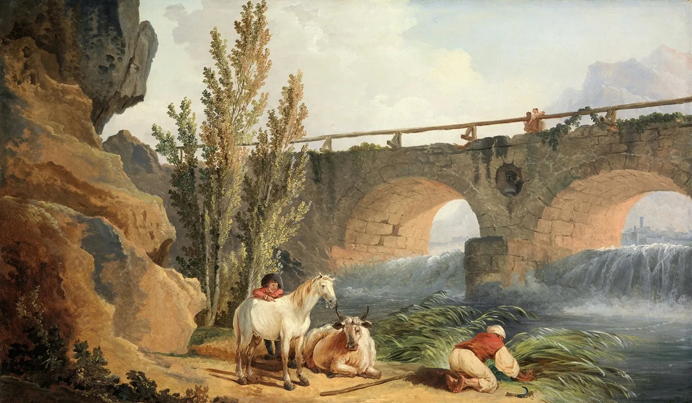 Bridge Over A Cascade
