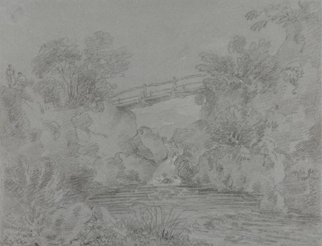 Bridge Over Pool At Llanrwst