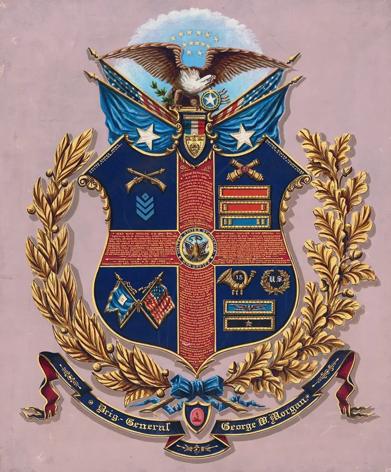Brig General George W Morgan Wall Art by Anonymous - High-Resolution Digital Print