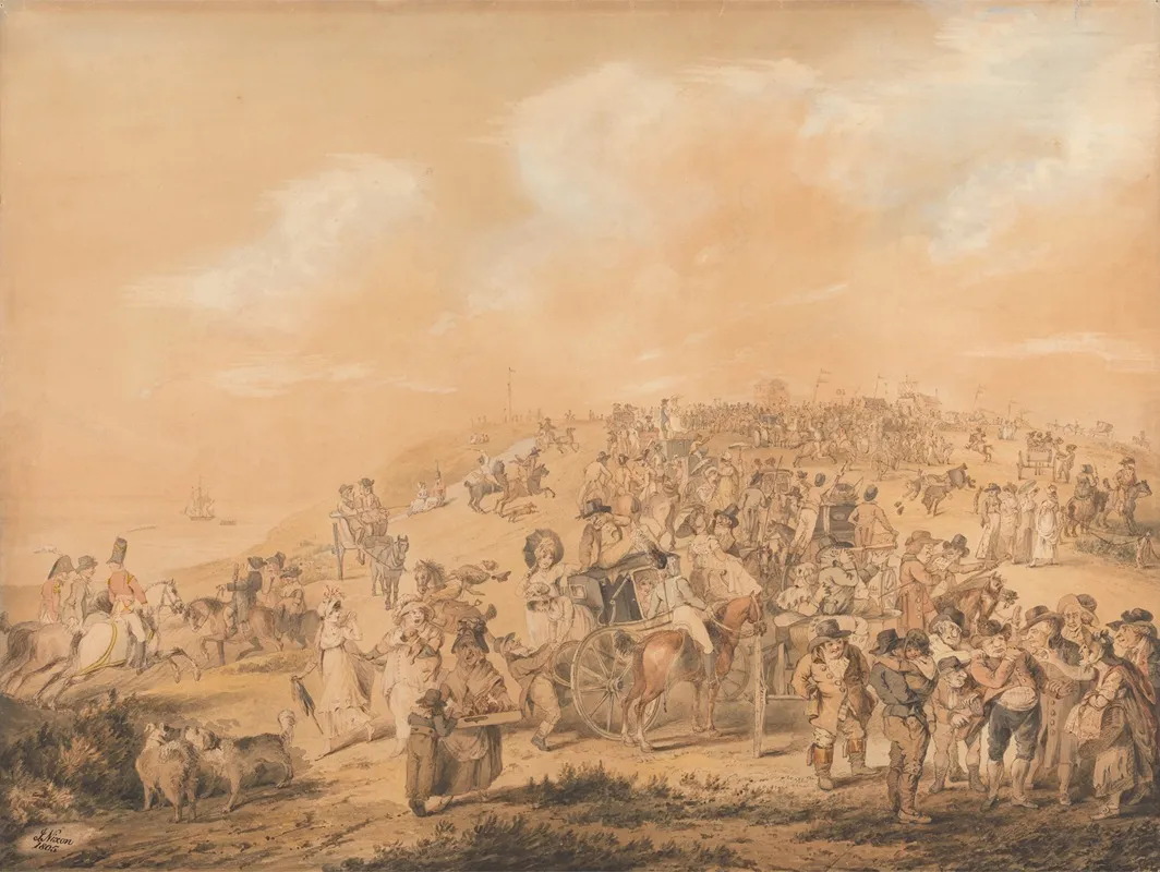 Brighton Races Wall Art by John Nixon - High-Resolution Digital Print
