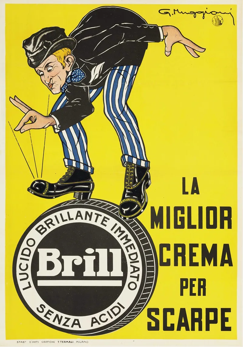 Brill La Miglior Crema Per Scarpe Wall Art by Giorgio Muggiani - High-Resolution Digital Print