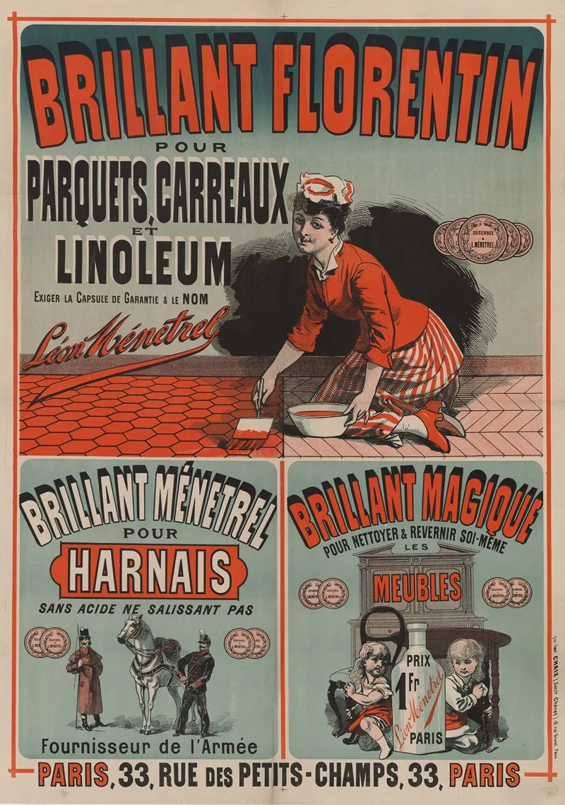 Brillant Florentin Pour Parquets Carreaux Et Linoleum