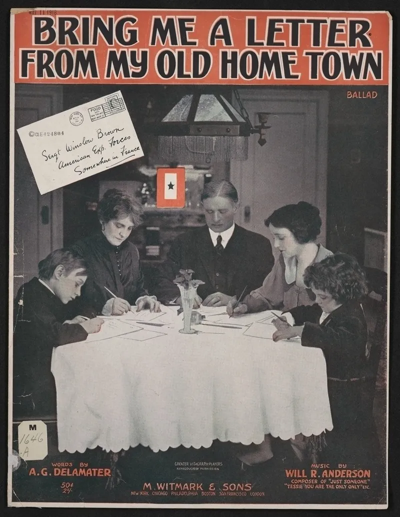 Bring Me A Letter From My Old Home Town Wall Art by Anonymous - High-Resolution Digital Print