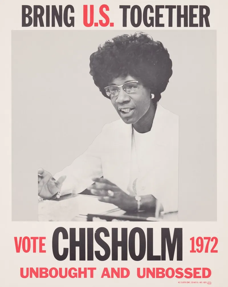 Bring U S Together Vote Chisholm 1972 Unbought Unbossed