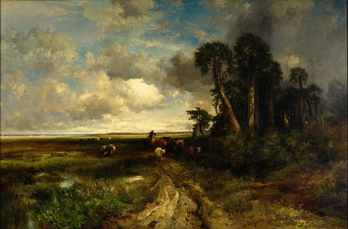 Bringing Home The Cattle Coast Of Florida