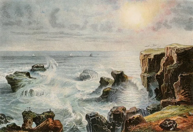 Brisants Wall Art by Alfred Frédol - High-Resolution Digital Print