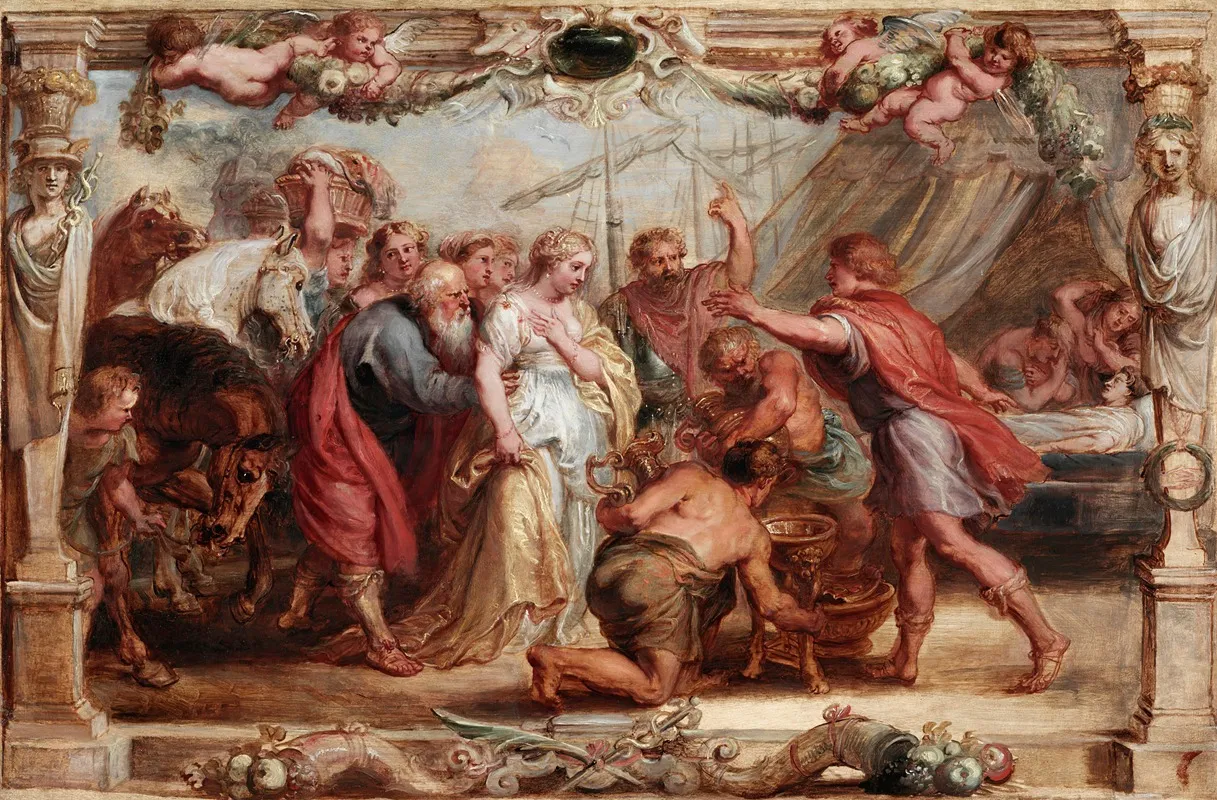 Briseis Given Back To Achilles