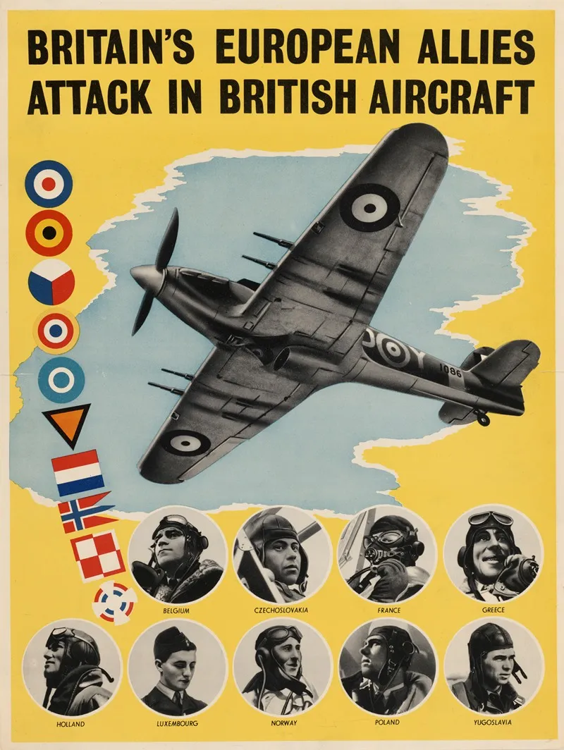 Britains European Allies Attack In British Aircraft