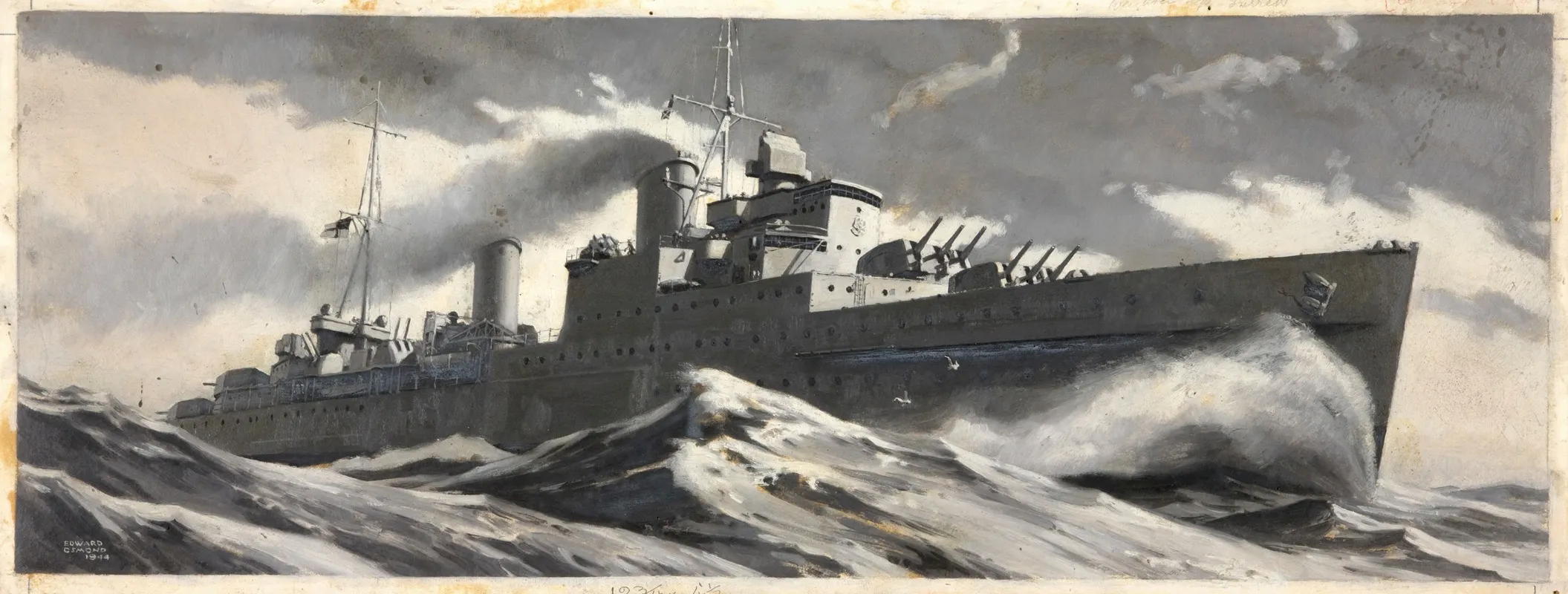 British Cruiser Wall Art by Edward Osmond - High-Resolution Digital Print