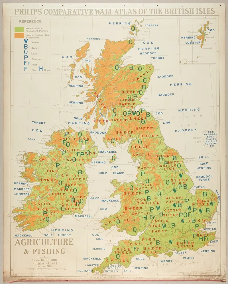 British Isles Agriculture Fishing