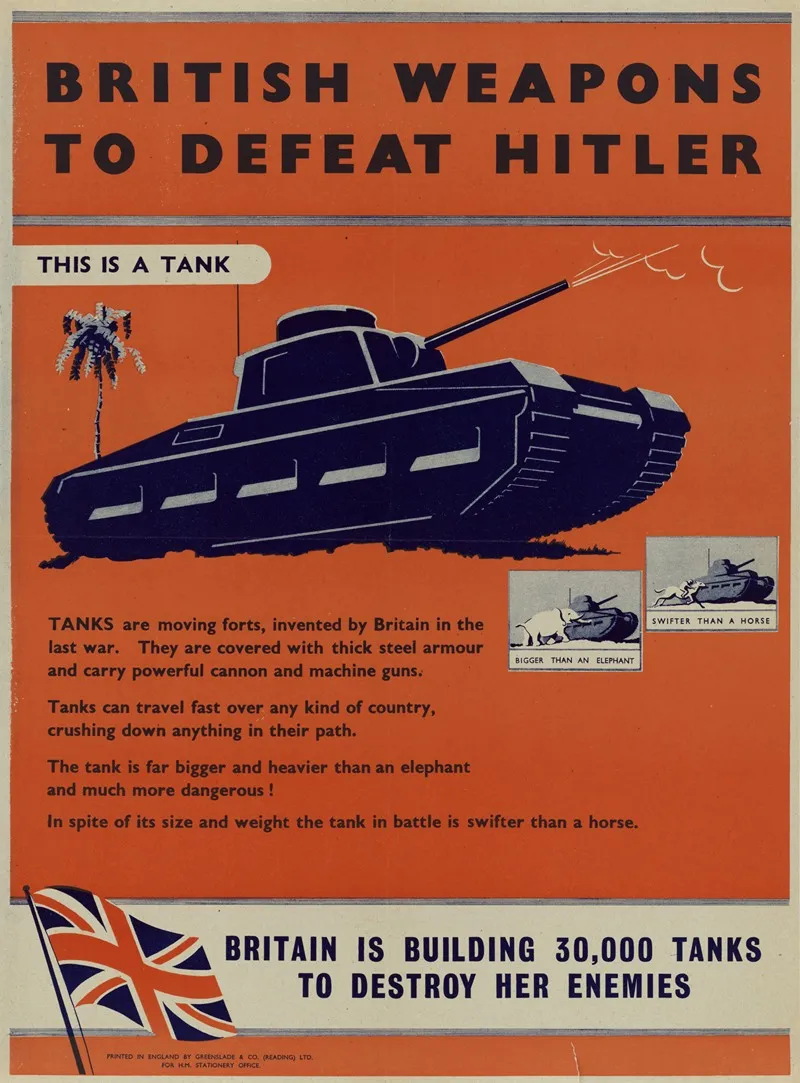 British Weapons To Defeat Hitler Britain Is Building 30000 Tanks To Destroy Her Enemies