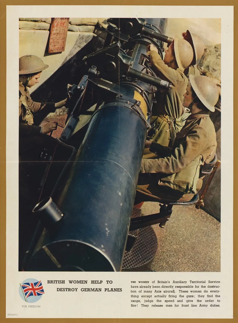 British Women Help To Destroy German Planes