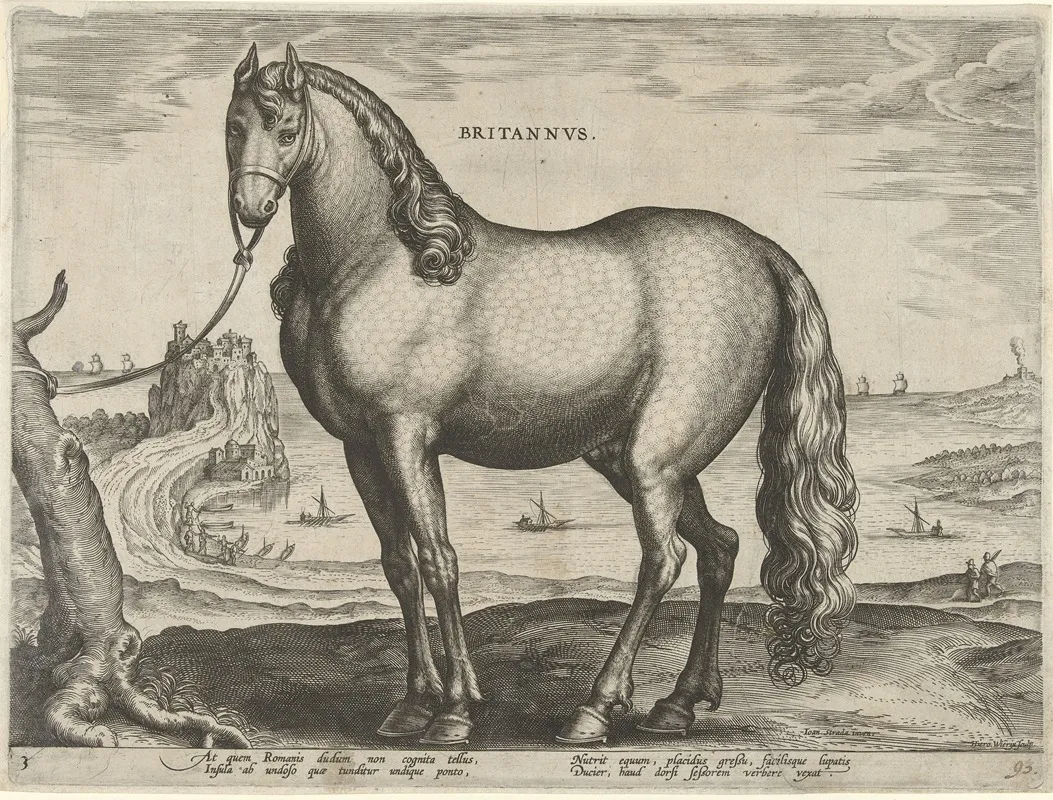 Brittanus Wall Art by Jan Collaert the Elder - High-Resolution Digital Print