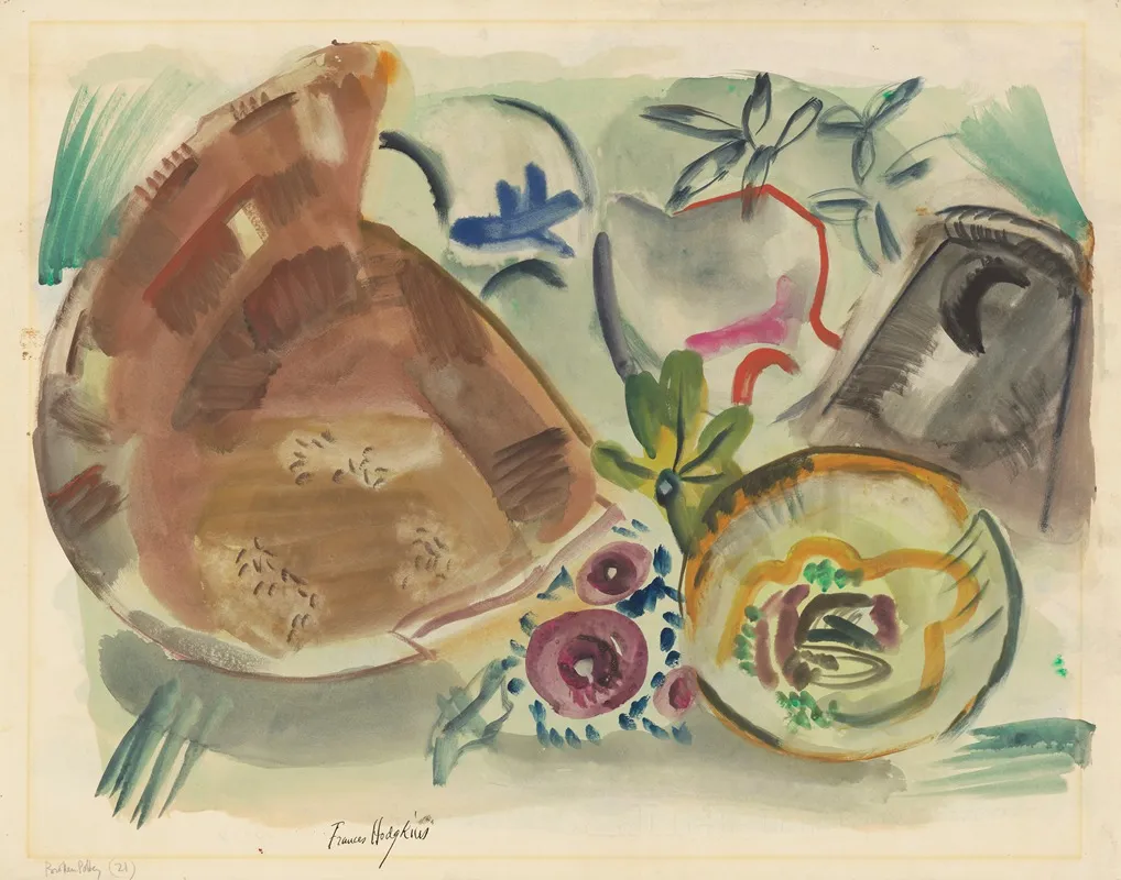 Broken Pottery Wall Art by Frances Hodgkins - High-Resolution Digital Print