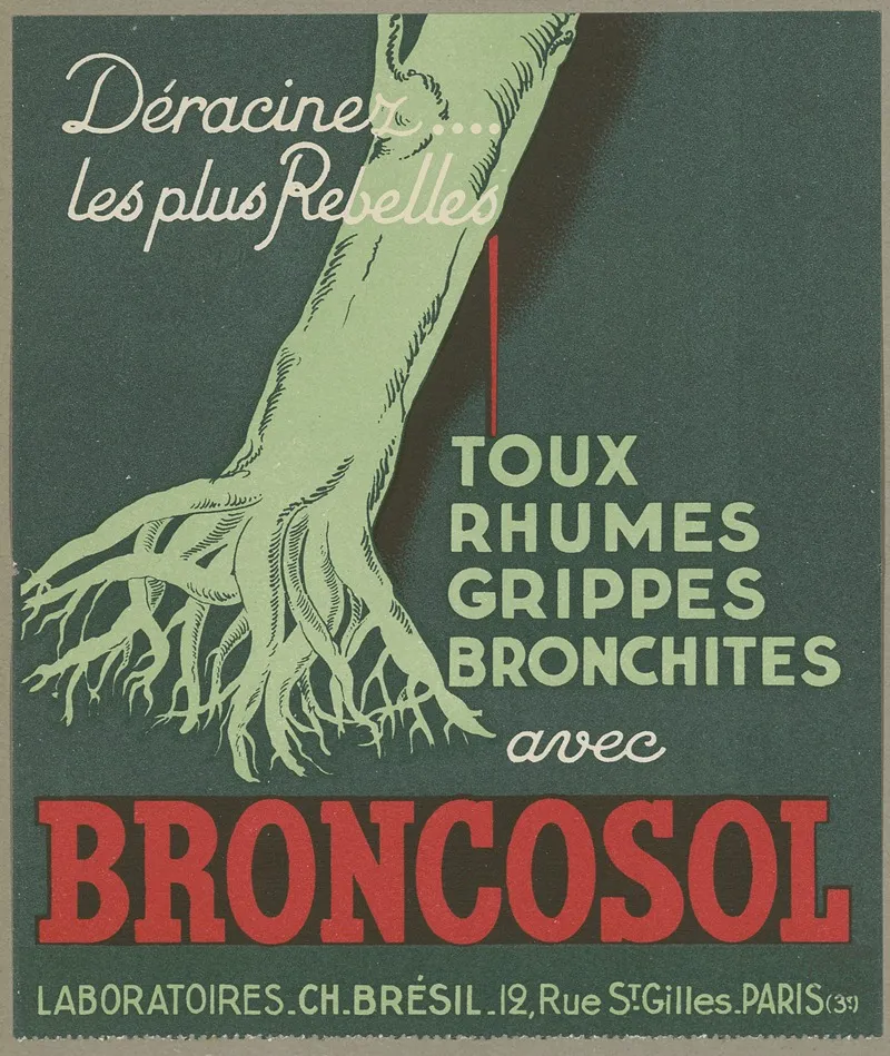 Broncosol Wall Art by Laboratoires Ch. Brésil - High-Resolution Digital Print