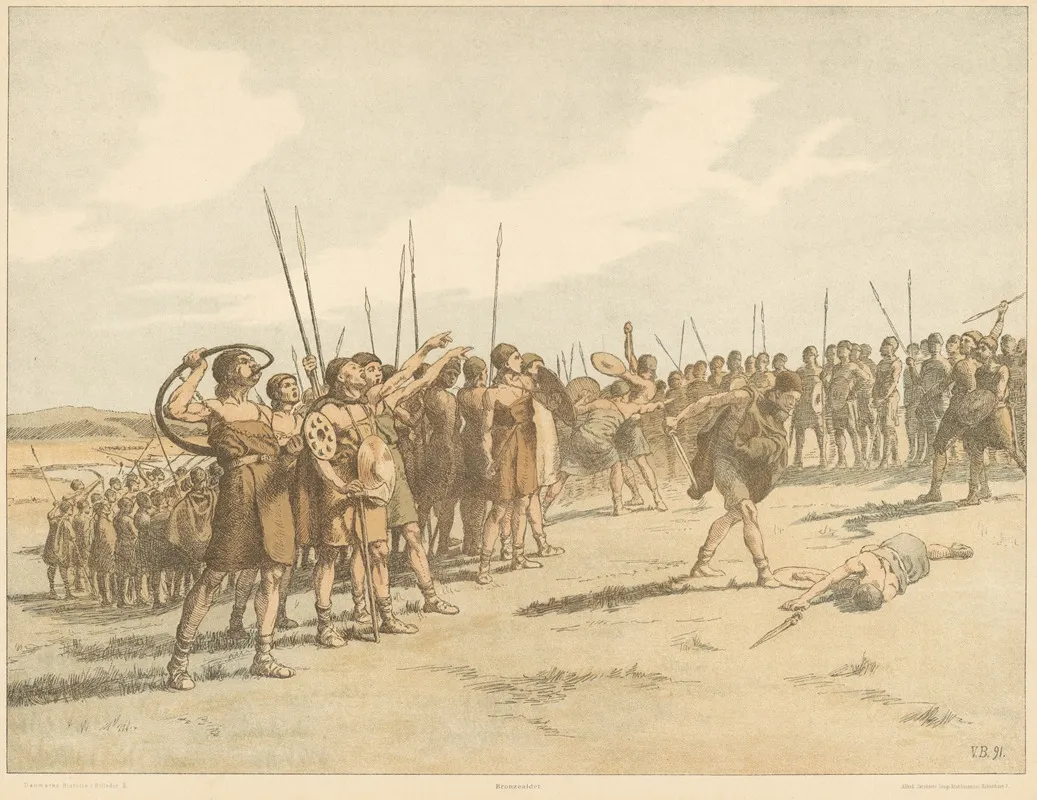 Bronzealder Bronze Age Wall Art by Gustav Vilhelm Blom - High-Resolution Digital Print