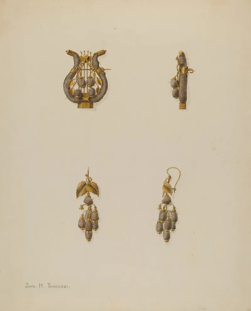 Brooch And Earrings 2
