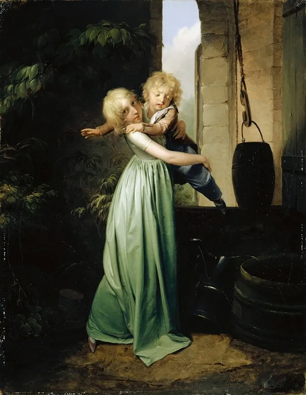 Brother Et Soeur Wall Art by Louis-Léopold Boilly - High-Resolution Digital Print