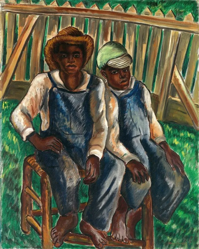 Brothers Wall Art by Malvin Gray Johnson - High-Resolution Digital Print