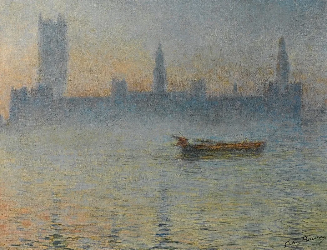 Brouillard Sur La Tamise Wall Art by Gaston Prunier - High-Resolution Digital Print