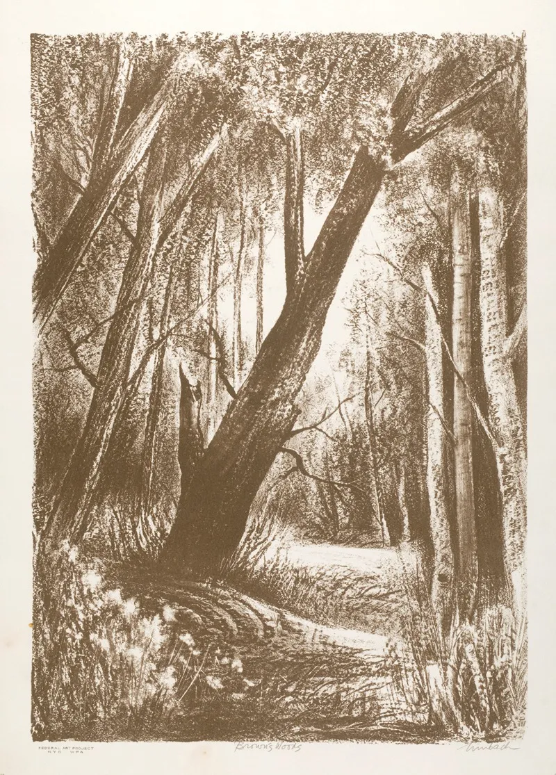 Browns Woods Wall Art by Russell T. Limbach - High-Resolution Digital Print