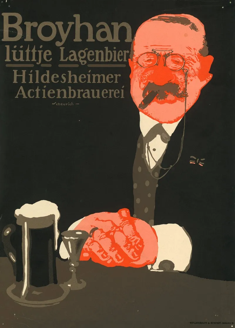 Broyhan Luttje Lagenbier Hildesheimer Aktienbrauerei