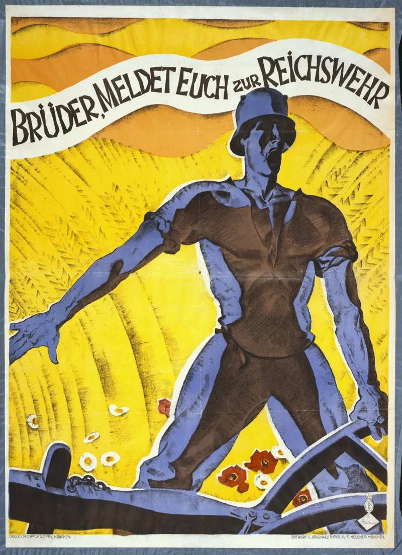 Bruder Meldet Euch Zur Reichswehr Wall Art by Friedrich Heubner - High-Resolution Digital Print