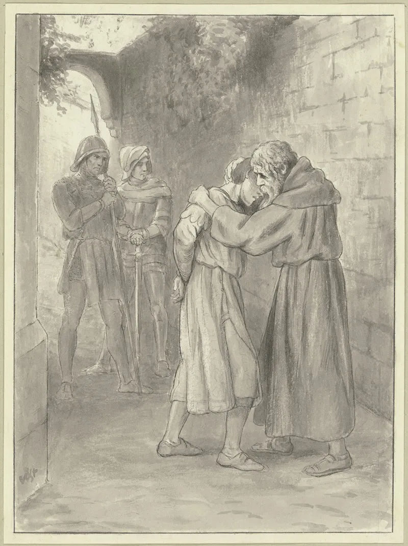 Brun Begegnet Dem Gefangenen Diether