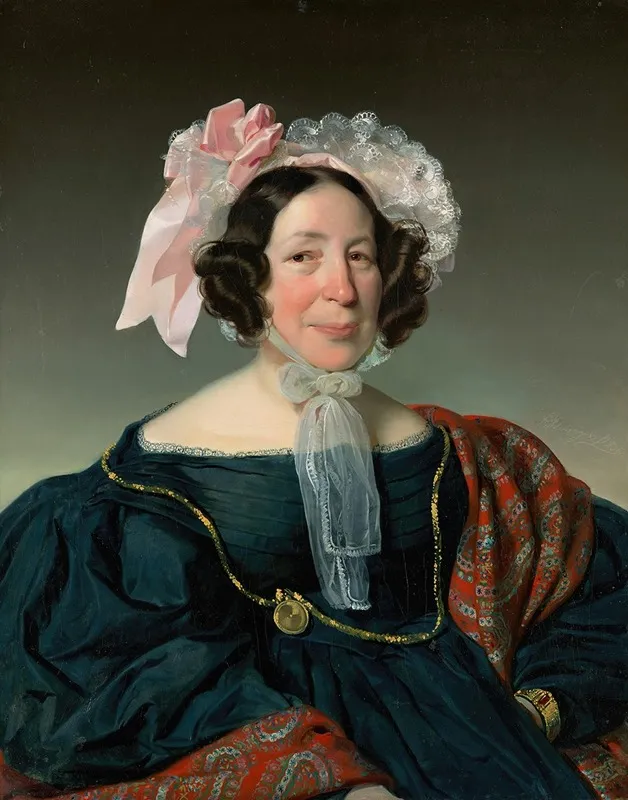 Brustbild Einer Wiener Burgersfrau Wall Art by Henry Guillaume Schlesinger - High-Resolution Digital Print