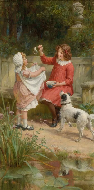 Bubbles Wall Art by George Sheridan Knowles - High-Resolution Digital Print