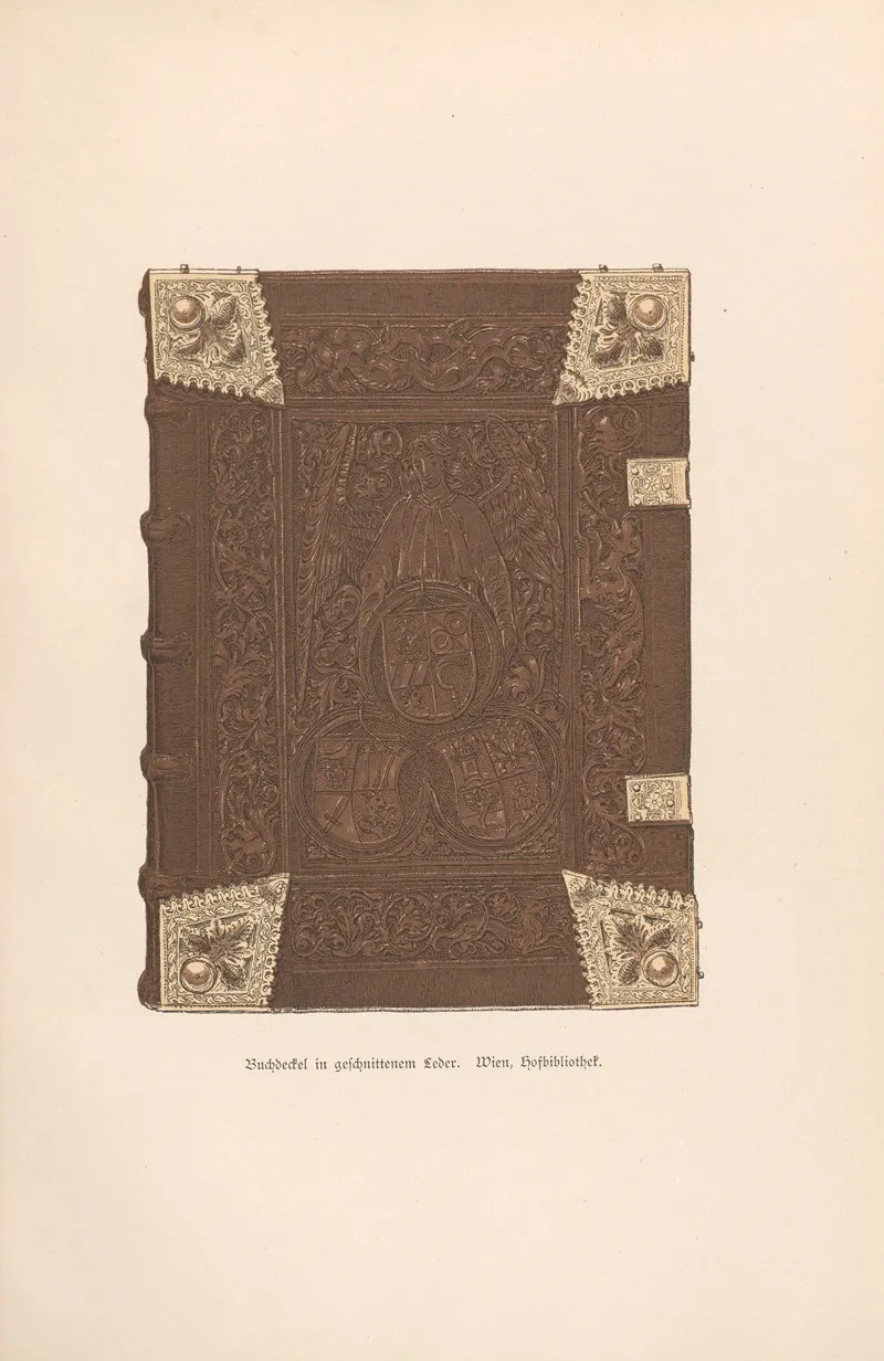 Buchdeckel In Geschnittenem Leder Wall Art by Jakob von Falke - High-Resolution Digital Print
