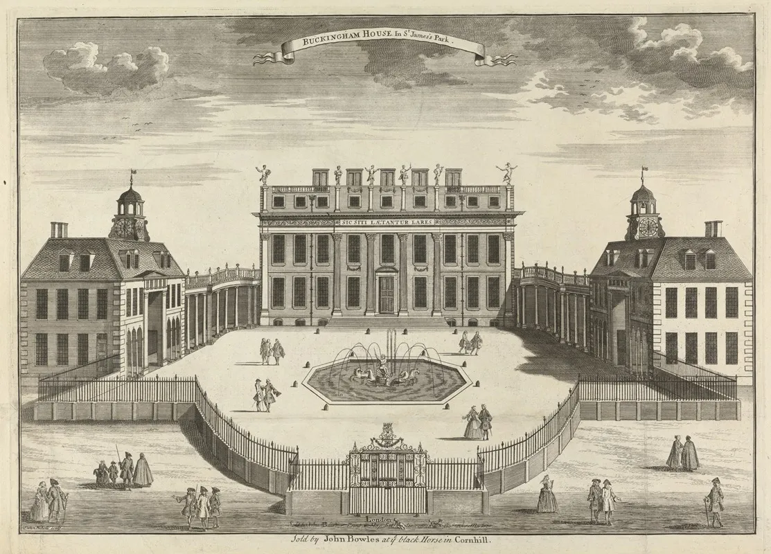 Buckingham House Wall Art by Sutton Nicholls - High-Resolution Digital Print