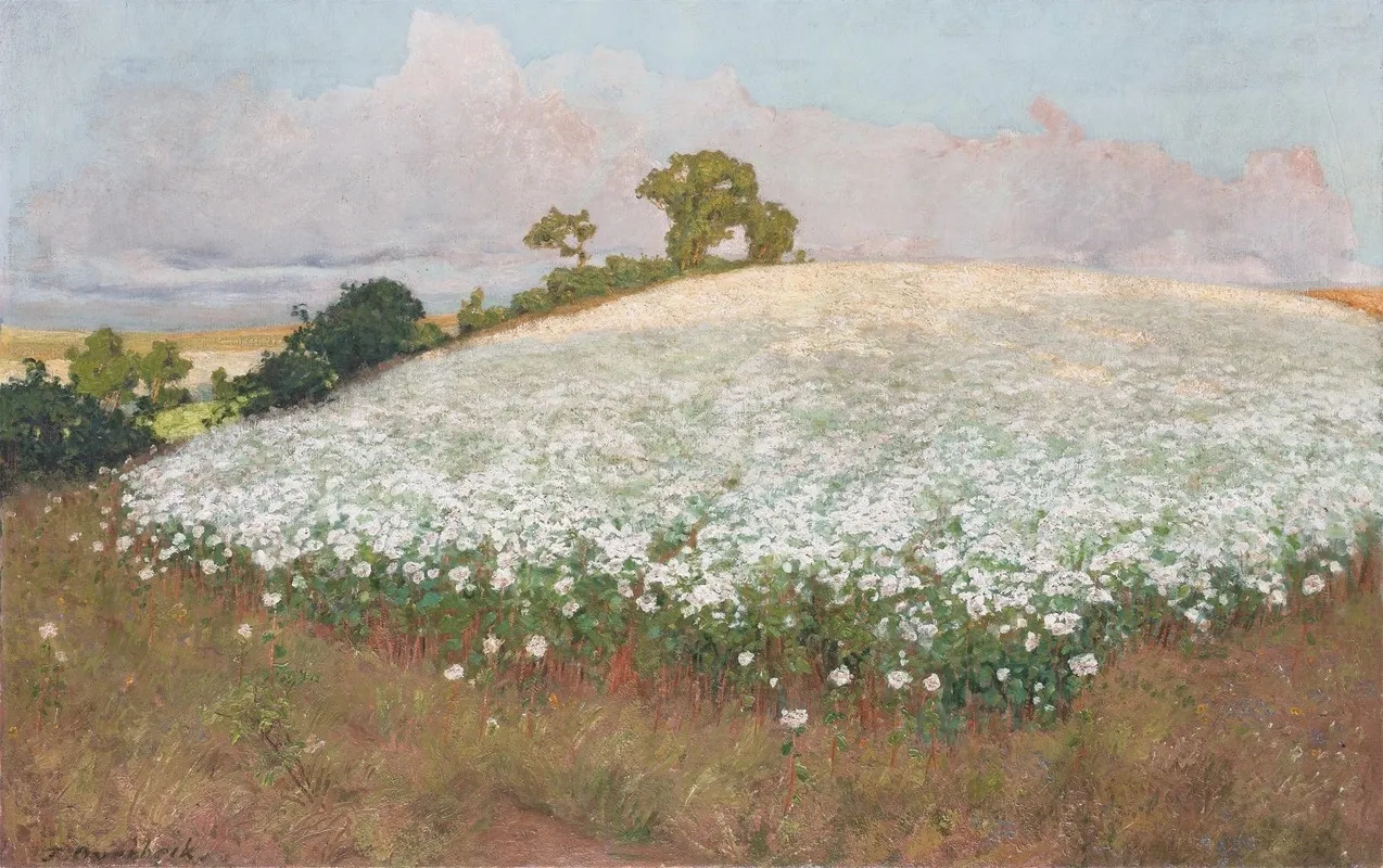 Buckwheat Field I Wall Art by Fritz Overbeck - High-Resolution Digital Print