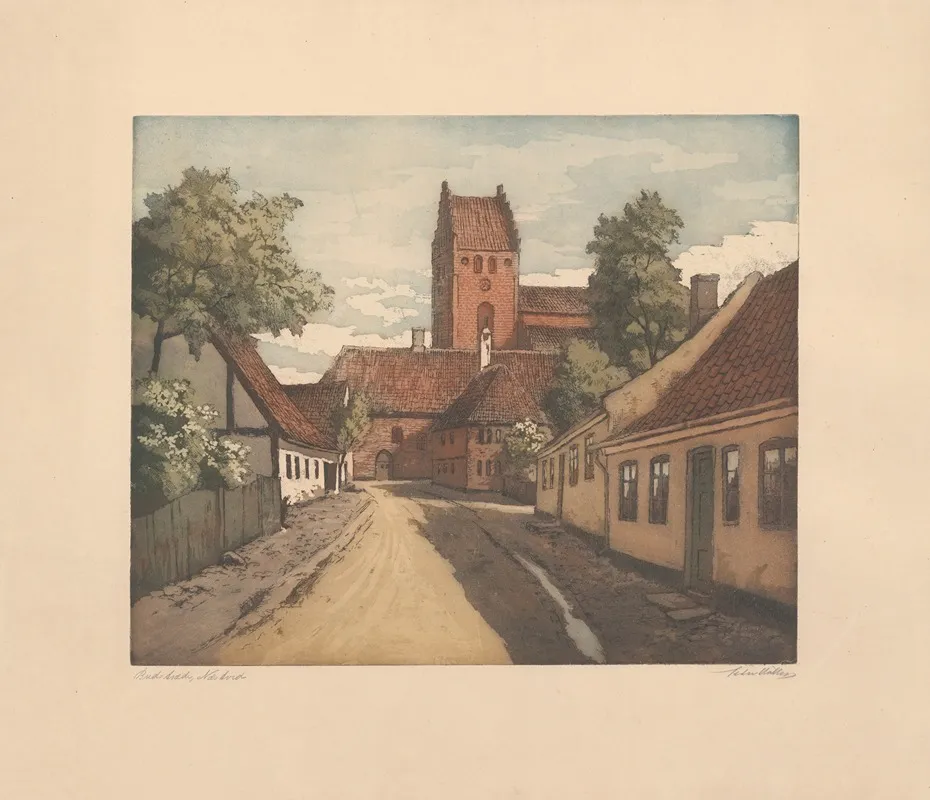 Budstraede Naestved Wall Art by Peter Møller - High-Resolution Digital Print