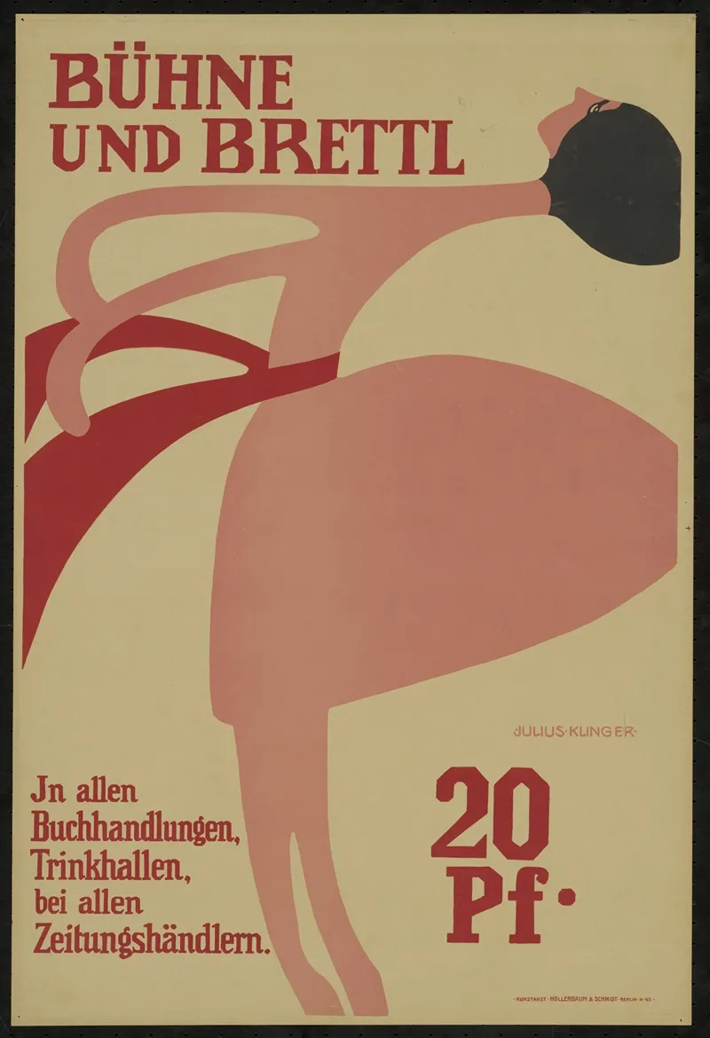 Buhne Und Brettl Wall Art by Julius Klinger - High-Resolution Digital Print