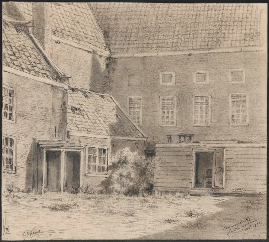 Buiten Gasthuis Wall Art by Georg Lourens Kiers - High-Resolution Digital Print