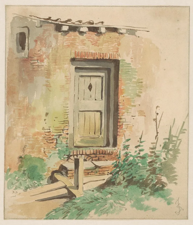 Buitendeur Aan Een Boerenwoning