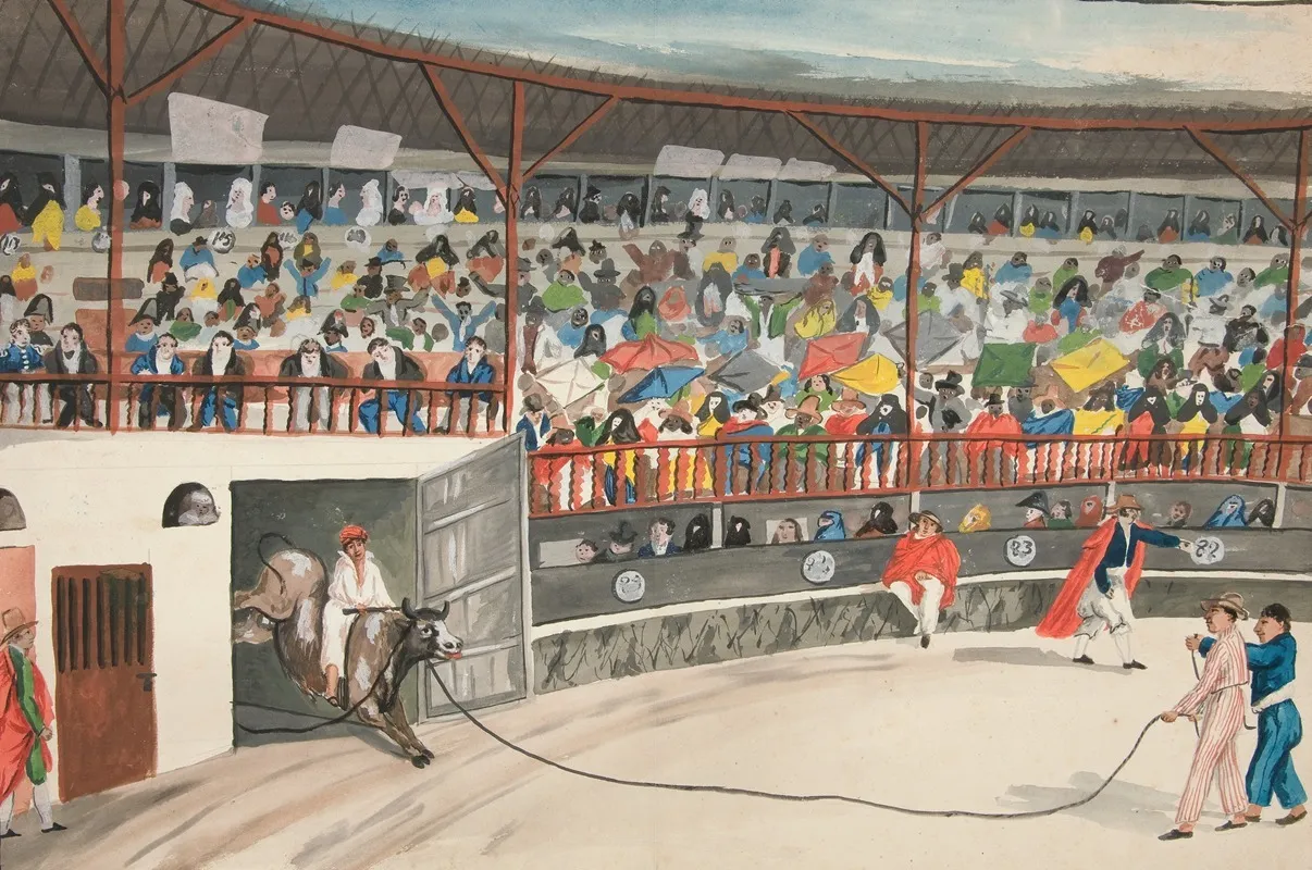 Bull Fight 3 Wall Art by Francisco Fierro - High-Resolution Digital Print