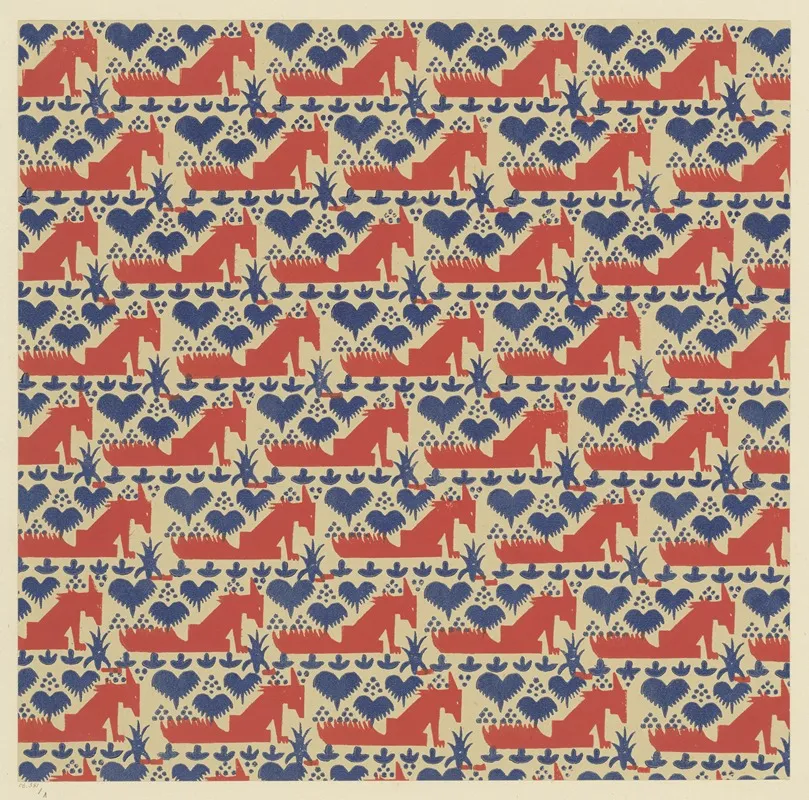Buntpapier Fuchse Wall Art by Maria von Uchatius - High-Resolution Digital Print