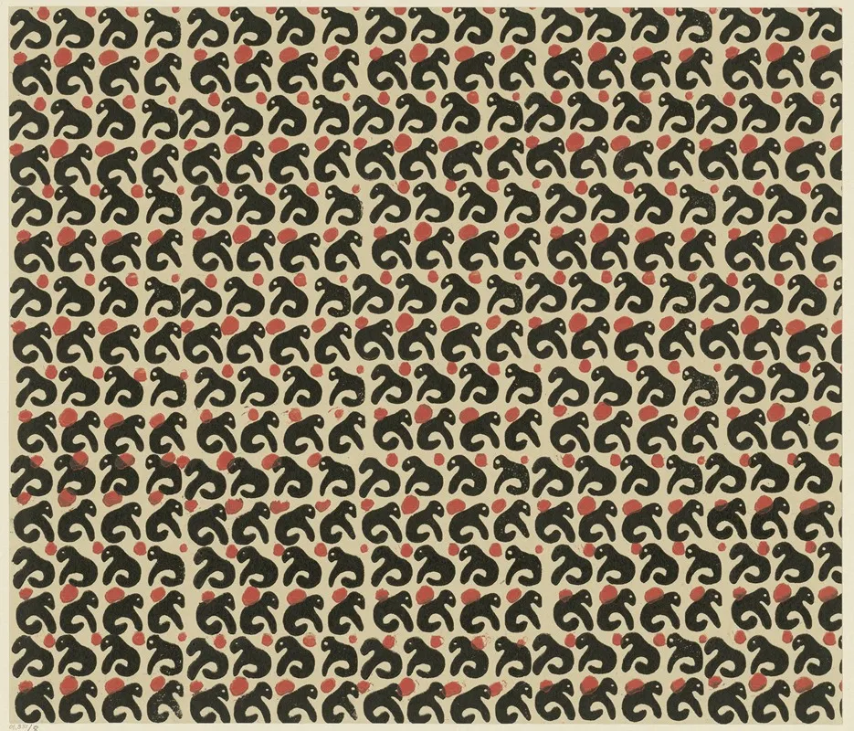 Buntpapier Lurche Wall Art by Maria von Uchatius - High-Resolution Digital Print