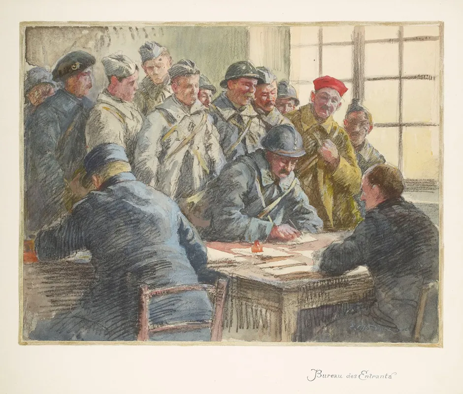 Bureau Des Entrants Wall Art by Etienne Mondineu - High-Resolution Digital Print