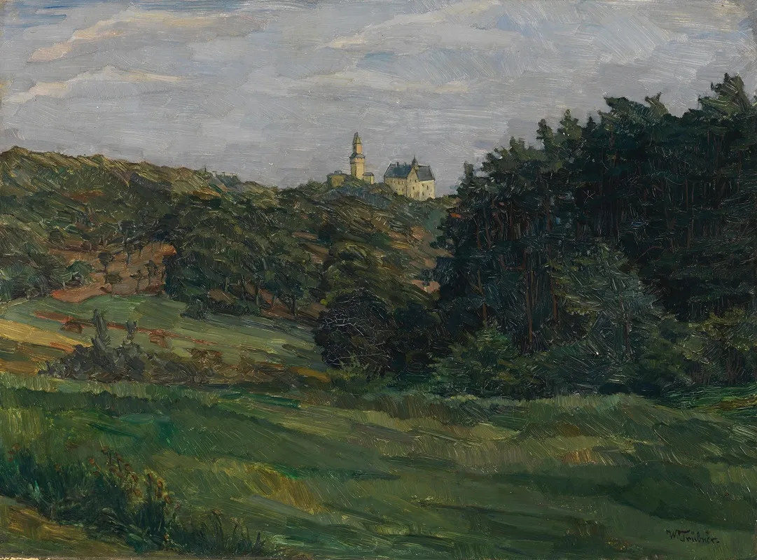 Burg Kronberg Im Taunus Wall Art by Wilhelm Trübner - High-Resolution Digital Print